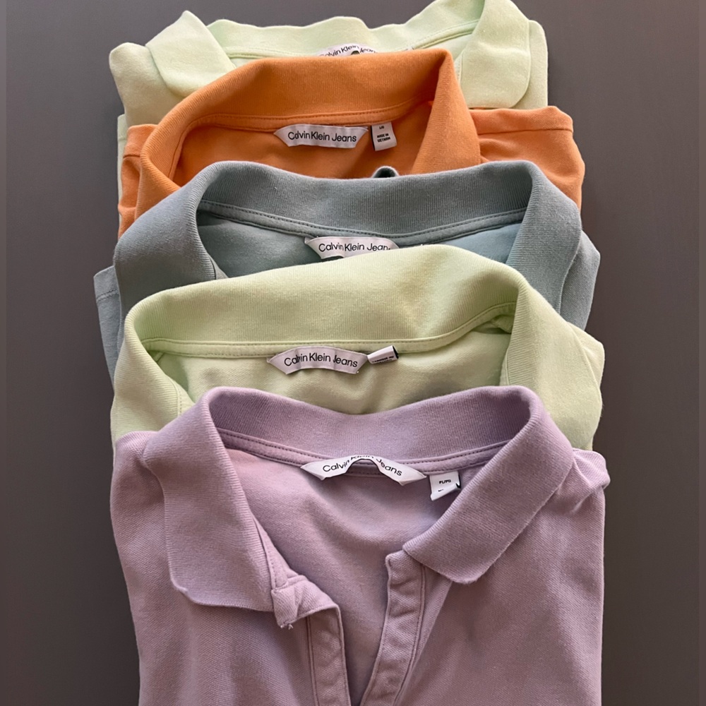 Cavin Klein 5 Jeans Polo Shirts Collection
